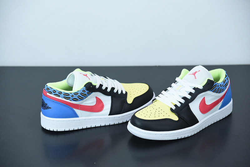air jordan 1 low gs ‘funky patterns’ dh5927-006