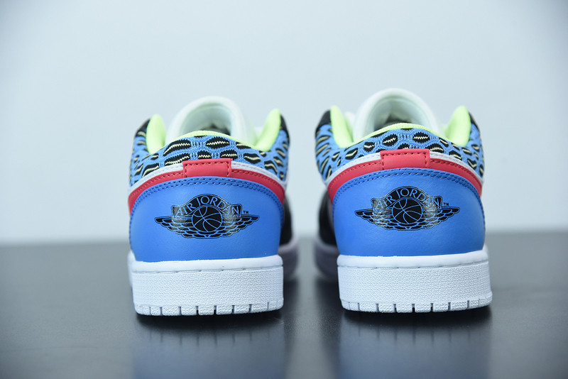 air jordan 1 low gs ‘funky patterns’ dh5927-006