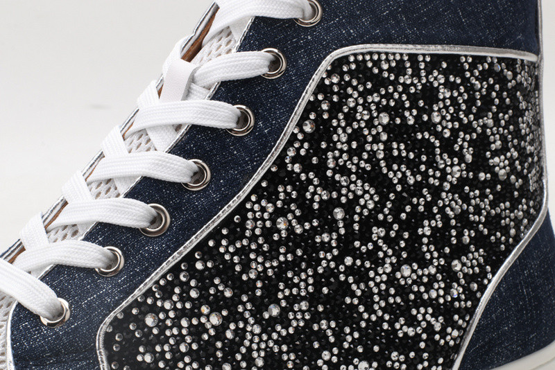 chian louin high top sneaker