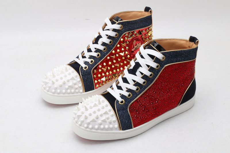 chian louin high top sneaker