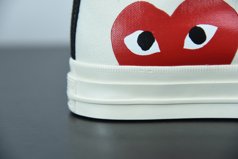 cdg play x converse