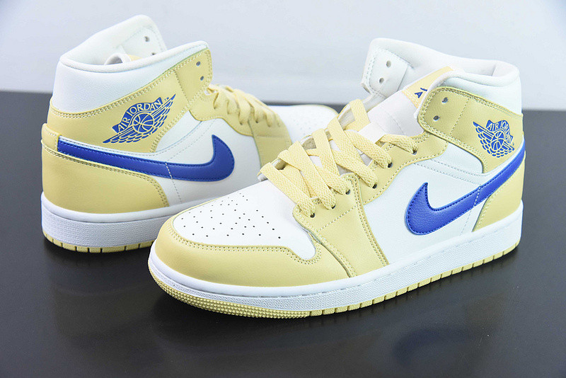 air jordan 1 mid lemon wash bq6472-701