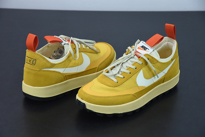 tom sachs x nikecraft general purpose shoe in yellow da6672-700