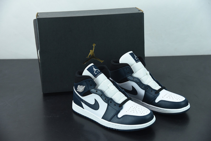 air jordan 1 mid “dark teal” 554724-411