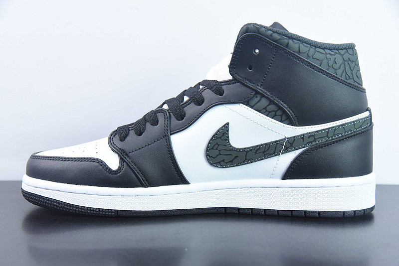 air jordan 1 mid panda elephant fb9911-001