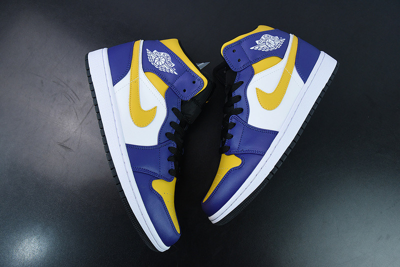 air jordan 1 mid “lakers” dq8426-517