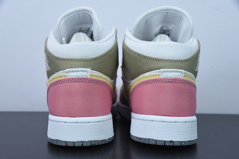 air jordan 1 mid gs pastel grind dj0338-100