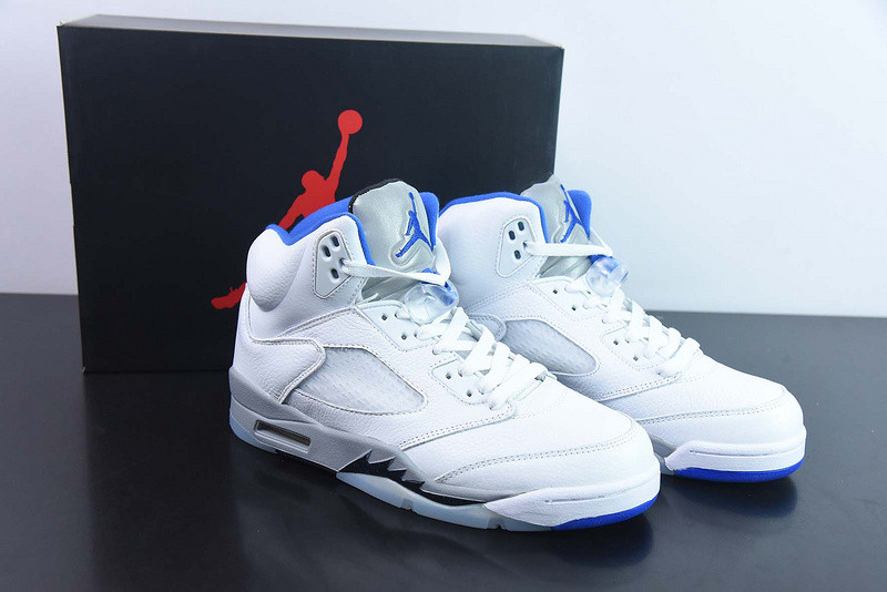 air jordan 5 retro white steath dd0587-140