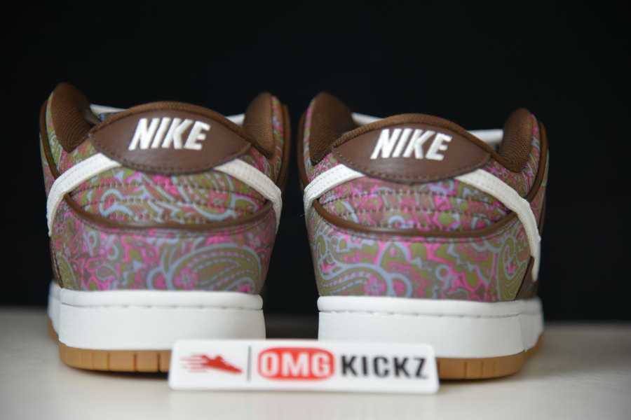 nike sb dunk low pro paisley brown dh7534-200