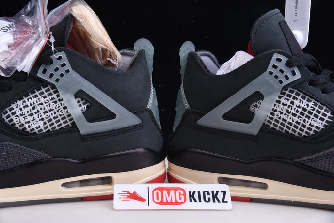 of x air jordan 4 “bred” cv9388-001